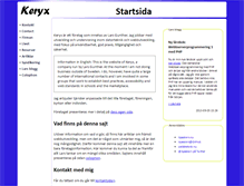 Tablet Screenshot of keryx.se